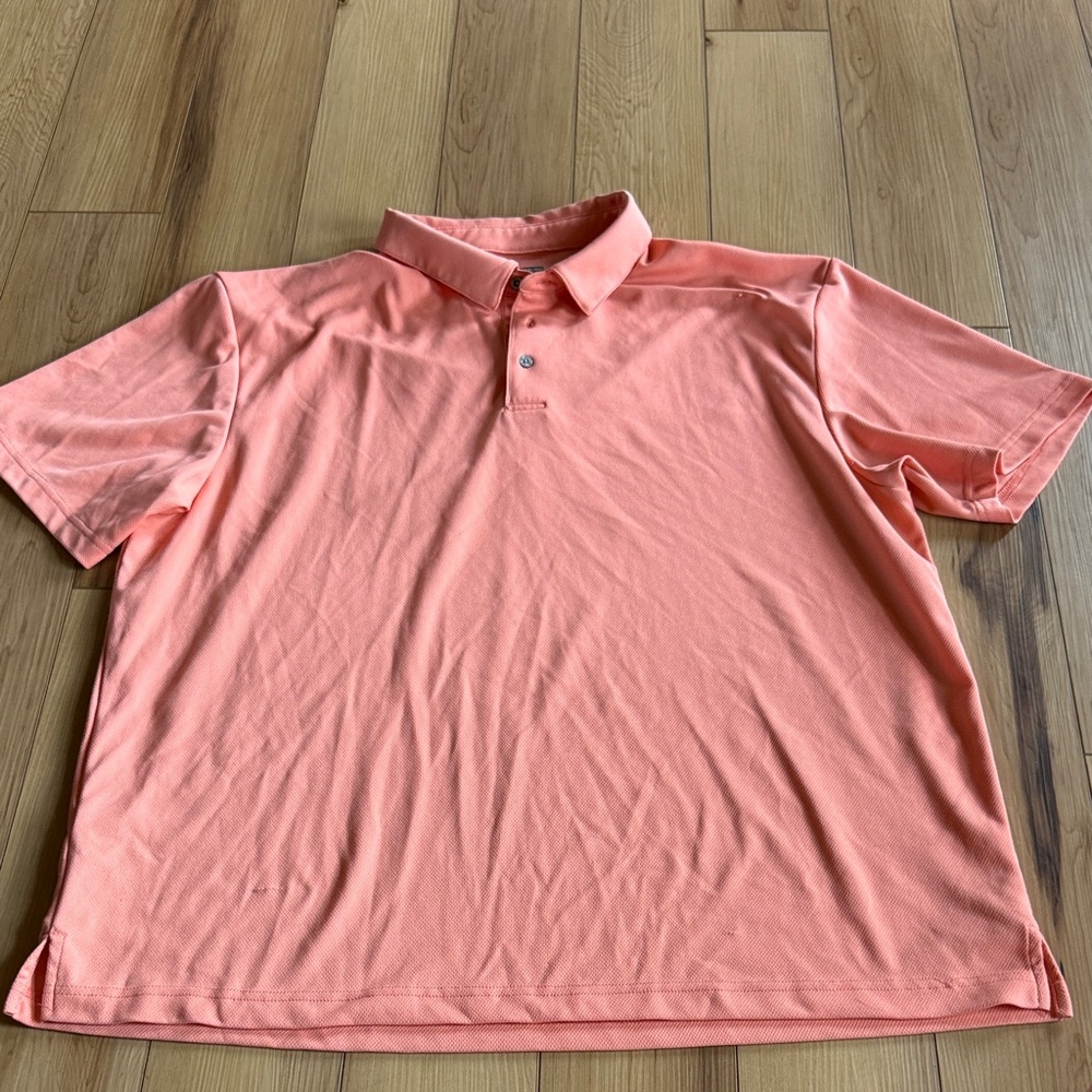 Link Men's Peach Polo Shirt